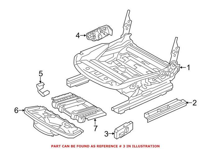 BMW Power Seat Switch 61319248086